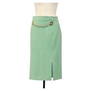 Celine CC Skirt Green